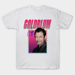 Retro 80s Styled Aesthetic - Jeff Goldblum T-Shirt